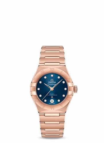 Omega Constellation Manhattan 29 Co-Axial Master Chronometer Sedna Gold / Blue 131.50.29.20.53.001