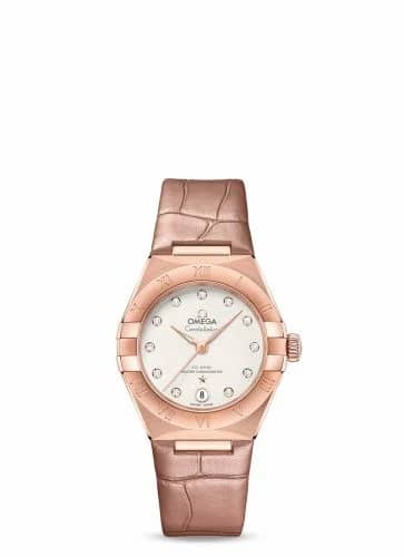 Omega Constellation Manhattan 29 Co-Axial Master Chronometer Sedna Gold / Silver - Diamond 131.53.29.20.52.002