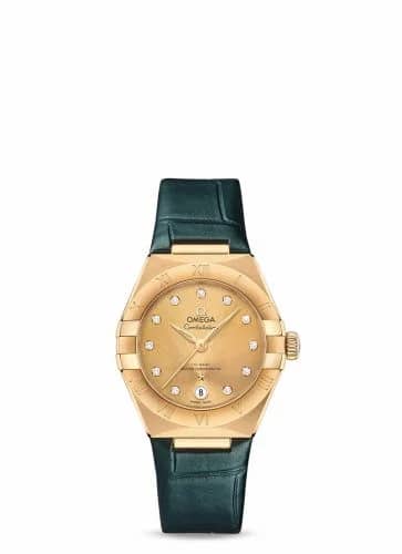 Omega Constellation Manhattan 29 Co-Axial Master Chronometer Yellow Gold / Champagne - Diamond 131.53.29.20.58.001
