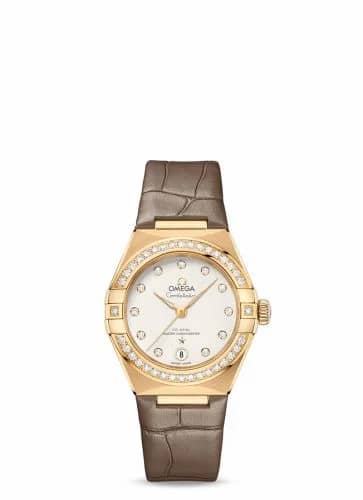 Omega Constellation Manhattan 29 Co-Axial Master Chronometer Yellow Gold / Diamond / Silver - Diamond 131.58.29.20.52.001