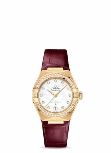 Omega Constellation Manhattan 29 Co-Axial Master Chronometer Yellow Gold / Diamond / MOP 131.58.29.20.55.001