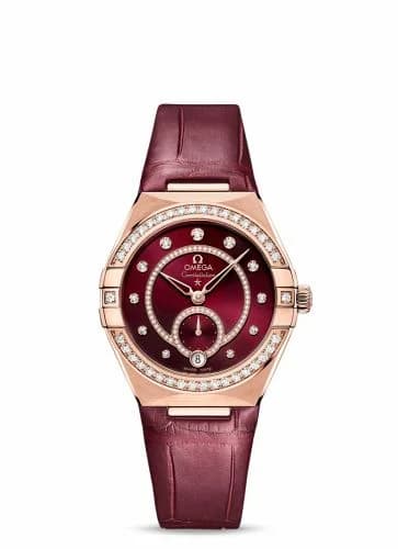 Omega Constellation Master Chronometer Small Seconds 34 Sedna Gold / Diamond / Black 131.58.34.20.61.001