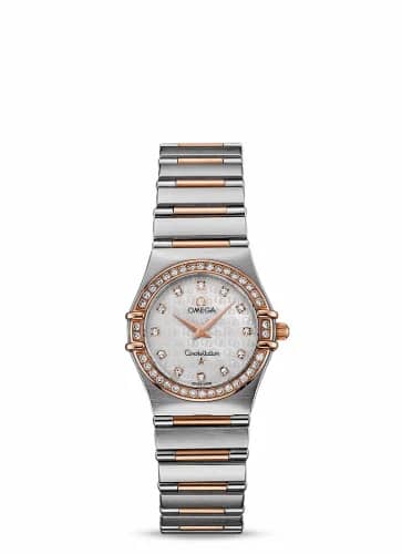 Omega Constellation Quartz 25.5 '95 Stainless Steel / Red Gold / Diamond / MOP 1358.75.00