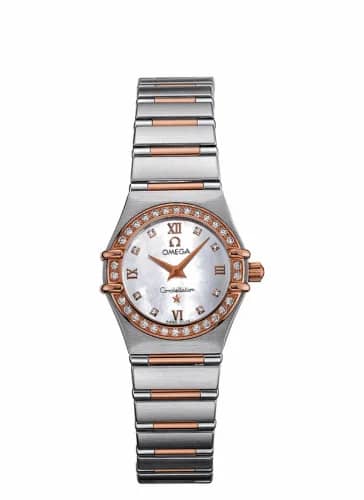 Omega Constellation Quartz 22.5 Stainless Steel / Red Gold / Diamond / MOP 1360.76.00