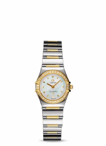 Omega Constellation Quartz 22.5 My Choice Stainless Steel / Yellow Gold / Diamond / MOP 1365.71.00