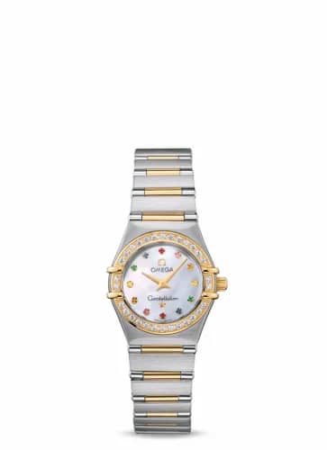 Omega Constellation Quartz 25.5 '95 Stainless Steel / Yellow Gold / Diamond / MOP Iris 1367.79.00