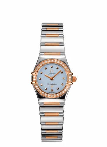 Omega Constellation Quartz 22.5 My Choice Stainless Steel / Red Gold / Diamond / Blue 1368.74.00