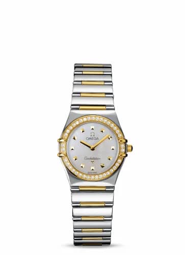 Omega Constellation Quartz 25.5 My Choice Stainless Steel / Yellow Gold / Diamond / White 1376.71.00