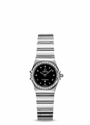 Omega Constellation Quartz 25.5 My Choice Stainless Steel / Diamond / Black 1465.51.00