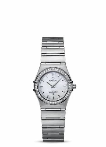 Omega Constellation Quartz 25.5 '95 Stainless Steel / Diamond / MOP 1476.71.00