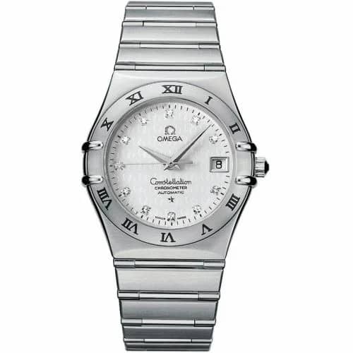 Omega Constellation Automatic 35.5 Stainless Steel / Silver - Diamond 1504.35.00