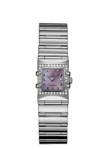 Omega Constellation Quadra Quartz 15 Stainless Steel / Diamond / MOP 1537.73.00