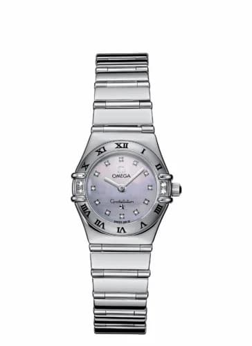 Omega Constellation Quartz 22.5 My Choice Stainless Steel / Diamond / Blue MOP 1566.66.00