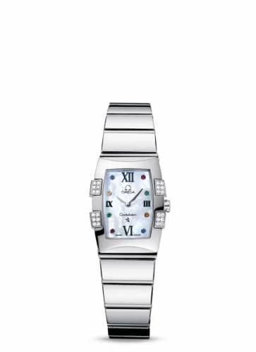 Omega Constellation Quadrella Quartz 25 Stainless Steel / MOP 1585.79.00