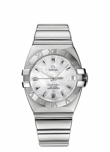 Omega Constellation Co-Axial 31 Double Eagle Stainless Steel / MOP 1590.70.00
