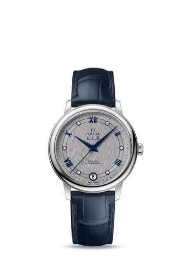 Omega De Ville Prestige Co-Axial 32.7 Stainless Steel / Vintage Grey Silk 424.13.33.20.56.002