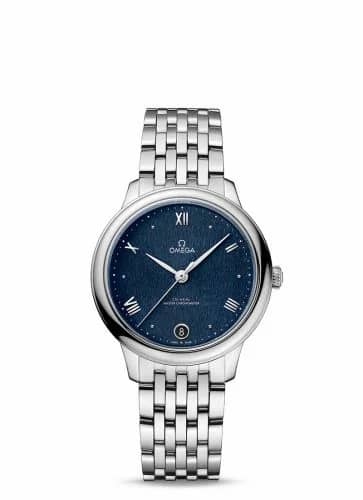 Omega De Ville Master Chronometer 34 Stainless Steel / Blue / Bracelet 434.10.34.20.03.002