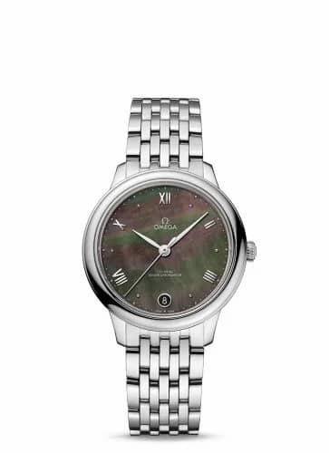 Omega De Ville Master Chronometer 34 Stainless Steel / Brown MOP / Bracelet 434.10.34.20.07.001
