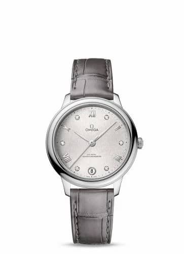 Omega De Ville Master Chronometer 34 Stainless Steel / Silver - Diamond / Bracelet 434.13.34.20.52.001
