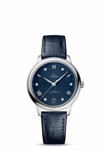Omega De Ville Master Chronometer 34 Stainless Steel / Blue - Diamond 434.13.34.20.53.002