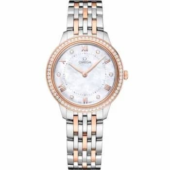 Omega De Ville Quartz 30 Stainless Steel - Sedna Gold - Diamond / MOP - Diamond 434.25.30.60.55.001