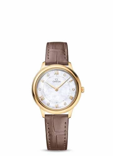 Omega De Ville Quartz 30 Yellow Gold / MOP - Diamond 434.53.30.60.55.002