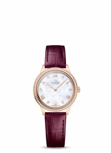 Omega De Ville Quartz 27.5 Sedna Gold - Diamond / MOP - Diamond 434.58.28.60.55.001
