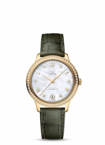 Omega De Ville Master Chronometer 34 Yellow Gold - Diamond / MOP - Diamond 434.58.34.20.55.002