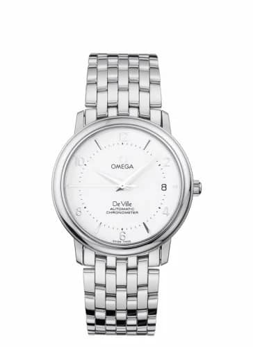 Omega De Ville Prestige Automatic 34.7 Stainless Steel / Silver / Bracelet 4500.30.00