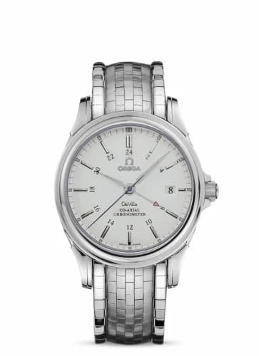 Omega De Ville Co-Axial 38.7 GMT Stainless Steel / Silver / Bracelet 4533.31.00