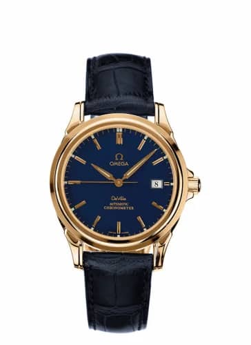 Omega De Ville Co-Axial 37.5 Yellow Gold / Blue 4631.80.33