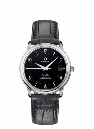 Omega De Ville Prestige Automatic 34.7 Stainless Steel / Black 4800.50.01