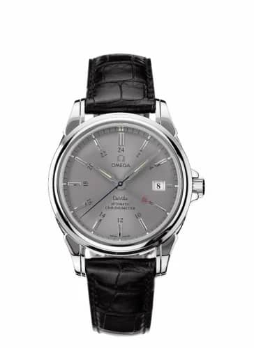 Omega De Ville Co-Axial 38.7 GMT Stainless Steel / Grey 4833.40.31