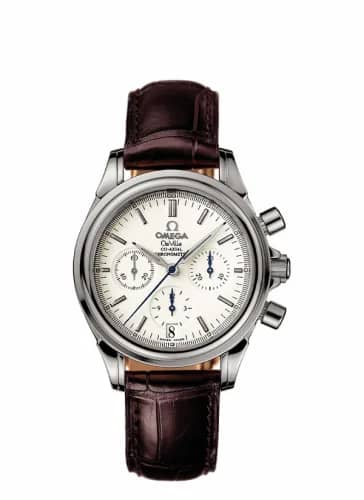 Omega De Ville Co-Axial 35 Chronograph Stainless Steel / White 4872.31.32