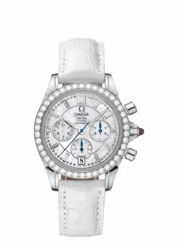 Omega De Ville Co-Axial 35 Chronograph Stainless Steel - Diamond / MOP 4874.75.36