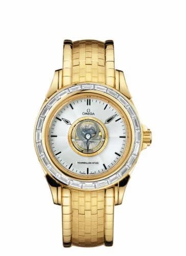 Omega De Ville Tourbillon Yellow Gold / Baguette / Bracelet 5114.30.00