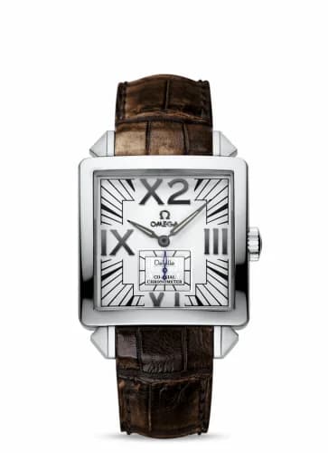 Omega De Ville X2 Co-Axial 35 Small Seconds White Gold / White 7710.30.39