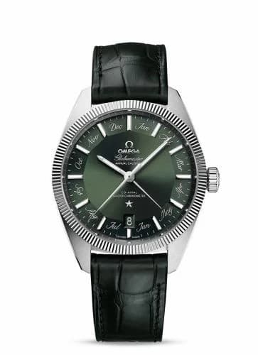 Omega Globemaster Annual Calendar Stainless Steel / Green 130.33.41.22.10.001