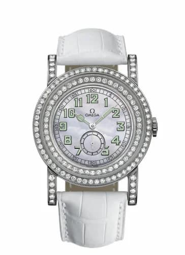Omega Museum Collection N° 1 "Pilots 1938" Aquarella Diamonds 5775.71.56