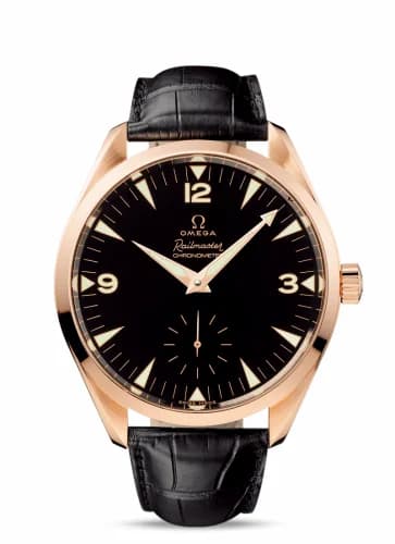 Omega Seamaster Aqua Terra 150M Hand Wound 49.2 Railmaster Red Gold / Brown Alligator 221.53.49.10.01.001