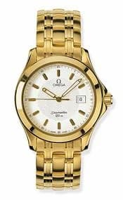 Omega Seamaster 120M Quartz 36.25 Yellow Gold / White 2111.21.00