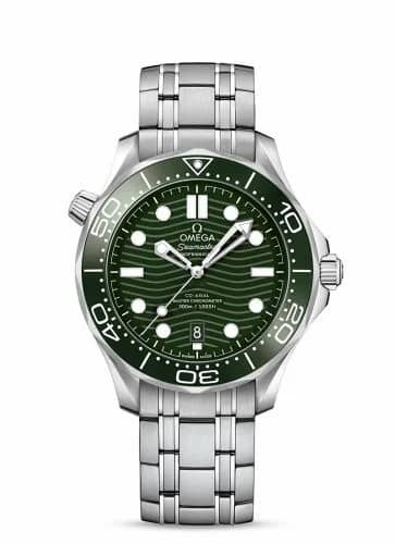 Omega Seamaster Diver 300M Master Co-Axial 42 Stainless Steel / Green / Bracelet 210.30.42.20.10.001