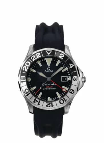 Omega Seamaster Diver 300M Automatic 41 GMT Stainless Steel / Black / Rubber 2834.50.91