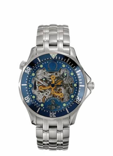 Omega Seamaster Diver 300M Automatic 41 White Gold / Skeleton / Bracelet / 50th Anniversary 2934.80.00