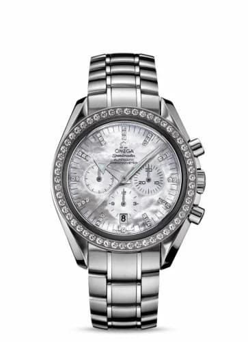 Omega Speedmaster Broad Arrow Stainless Steel / Diamond / MOP / Bracelet 3555.75.00