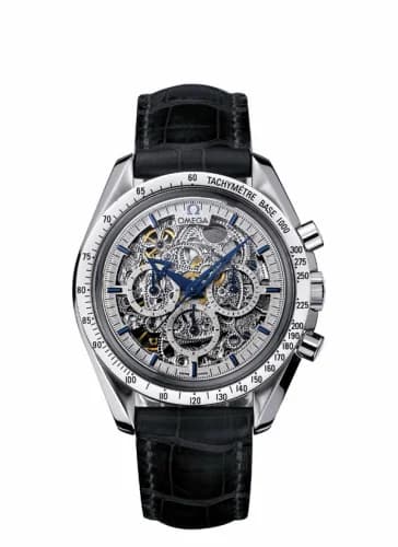 Omega Speedmaster Broad Arrow Platinum / Skeleton 3658.50.31