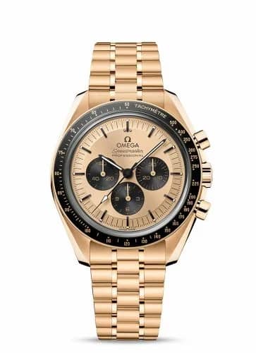 Omega Speedmaster Professional Moonwatch 3861 Moonshine Gold / Moonshine Gold / Bracelet 310.60.42.50.99.002