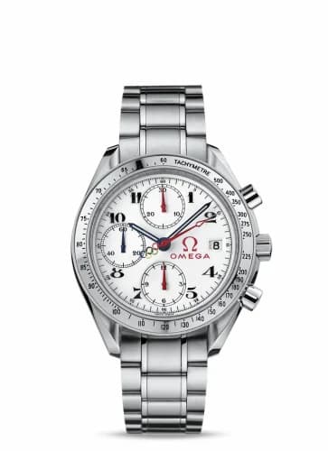 Omega Speedmaster Date 40 Stainless Steel / White / Bracelet / Olympic Timeless 3516.20.00