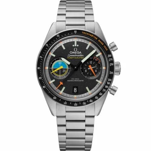Omega Speedmaster Pilot Flight Qualified Stainless Steel / Black 332.10.41.51.01.002