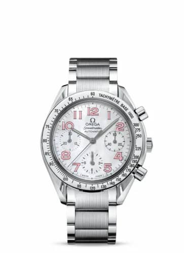 Omega Speedmaster Reduced Ladies Stainless Steel / MOP / Pink / Bracelet 3534.74.00